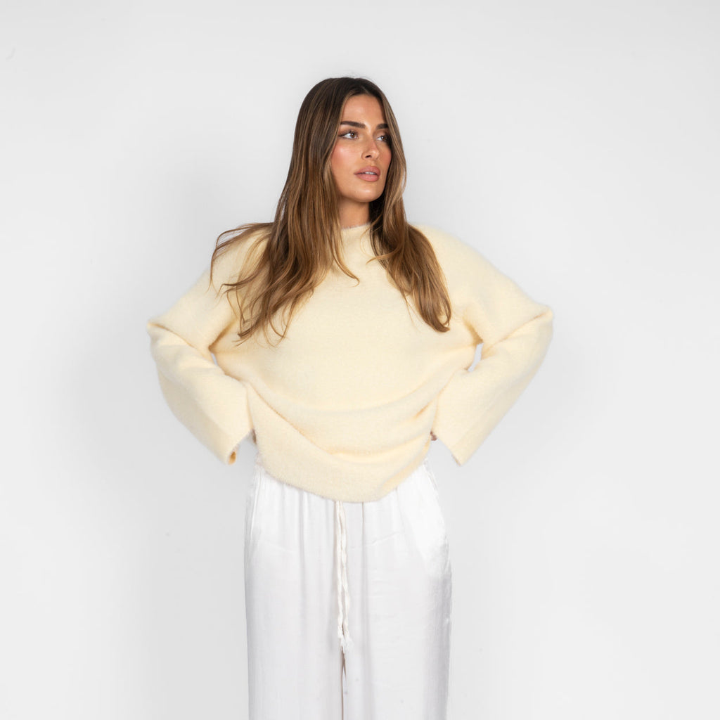 Ultra-Soft Off-Shoulder Knit
