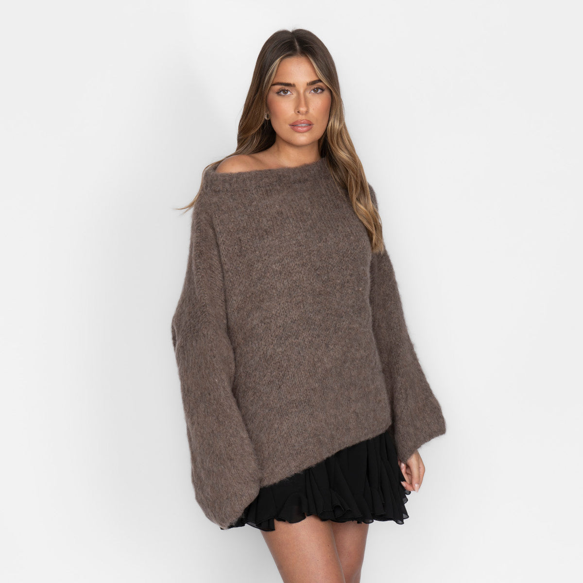 Ultra-Soft Off-Shoulder Knit