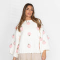 Handmade Rose Sweater