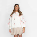 Handmade Rose Sweater