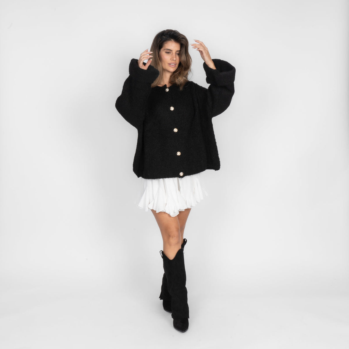 Oversized Cardigan "CozyGlam"