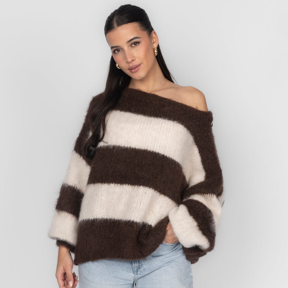 Ultra-Soft Off-Shoulder Knit