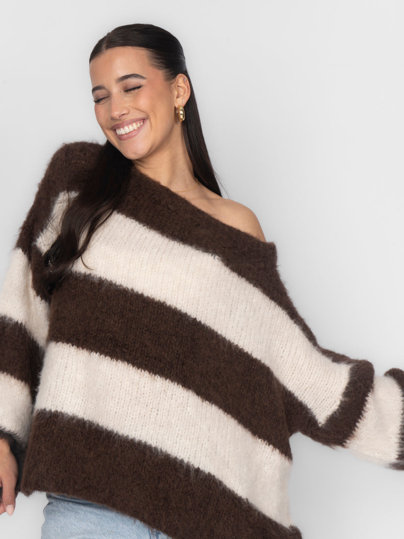 Ultra-Soft Off-Shoulder Knit