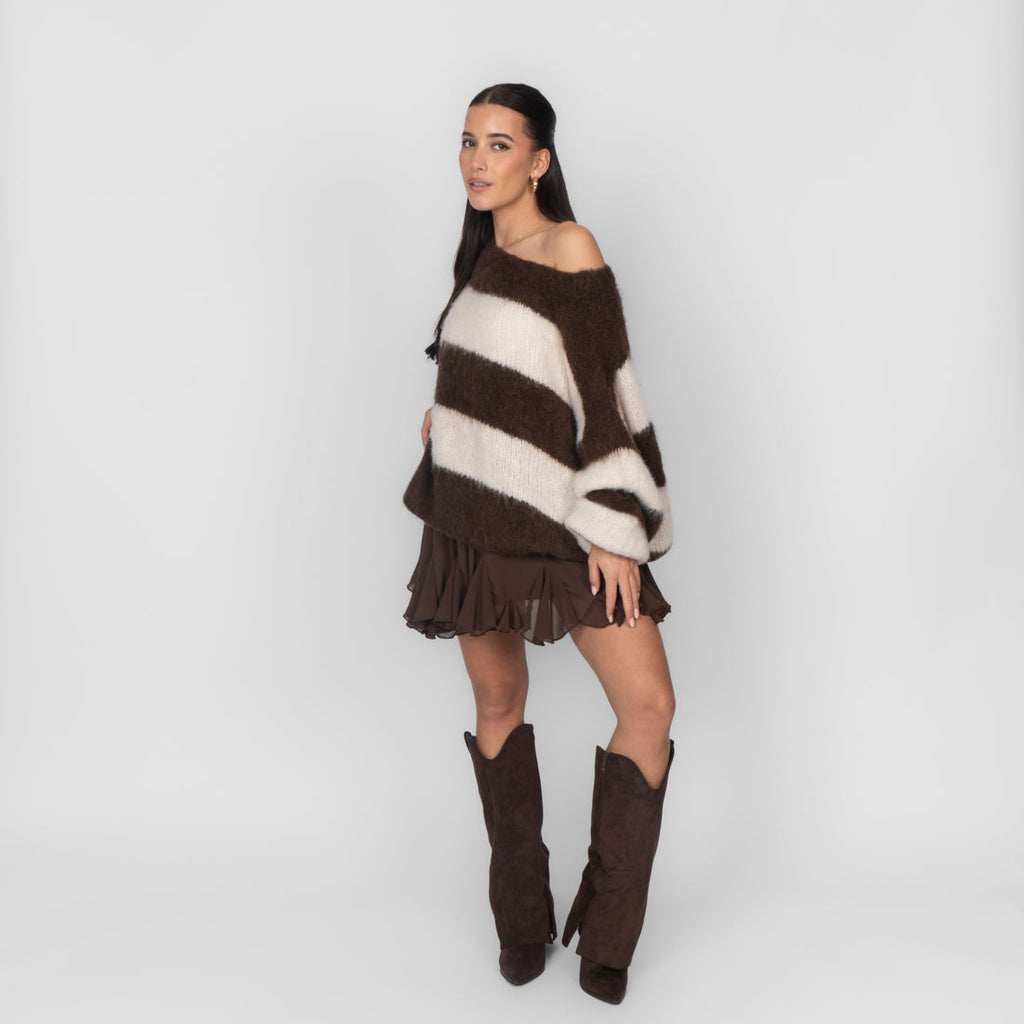 Ultra-Soft Off-Shoulder Knit