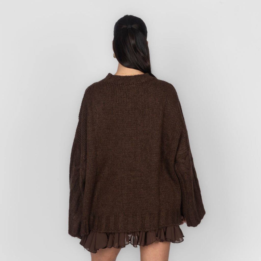 Casual Oversized Cardigan