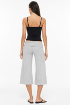 Foldover Capri Pants
