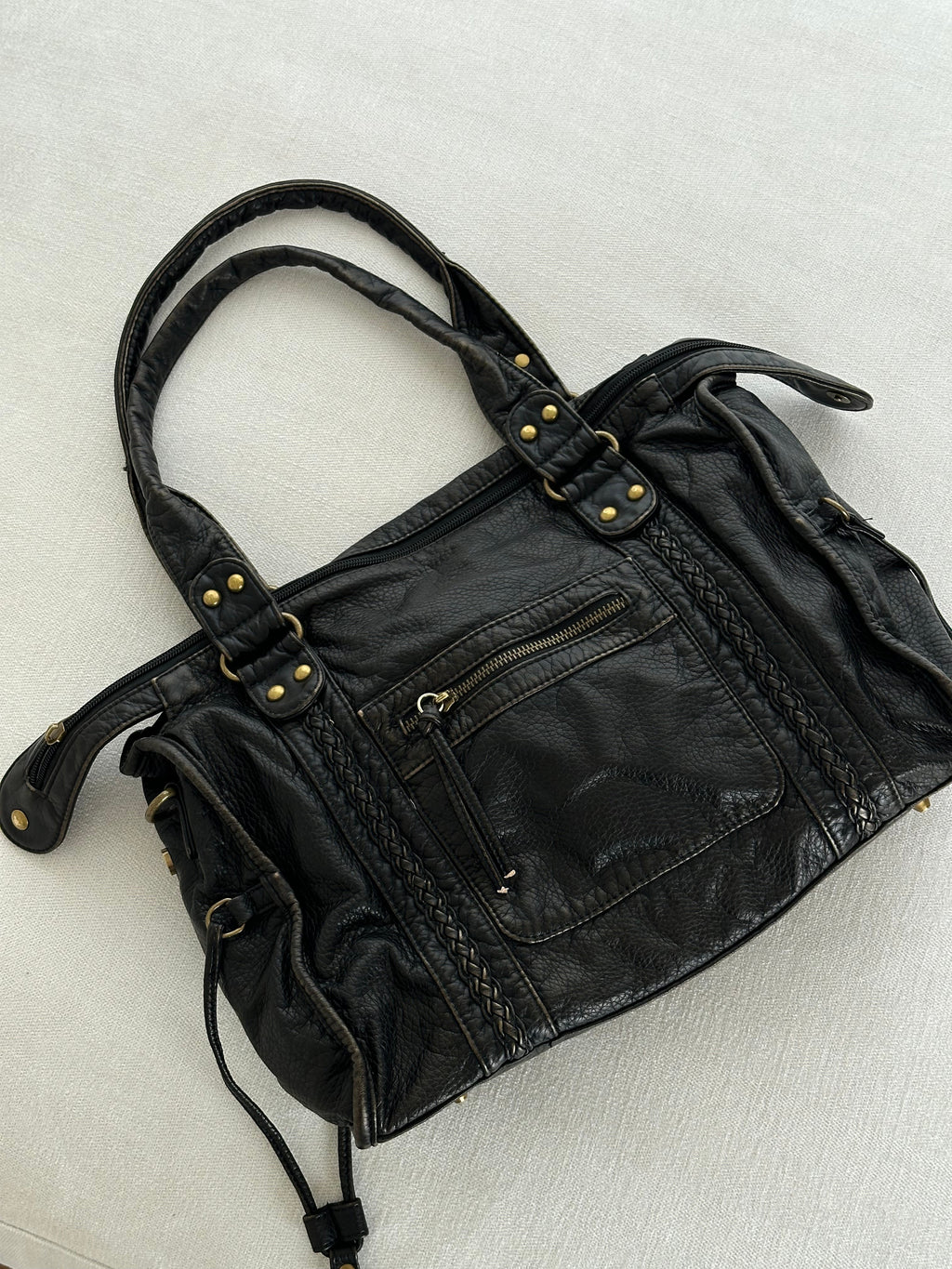 Vintage Weave Shoulder Bag