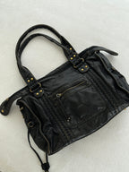 Vintage Weave Shoulder Bag
