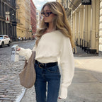 Off-Shoulder Soft Knit