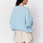 Oversized Cardigan with Bows