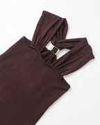 Mocha Halter Top