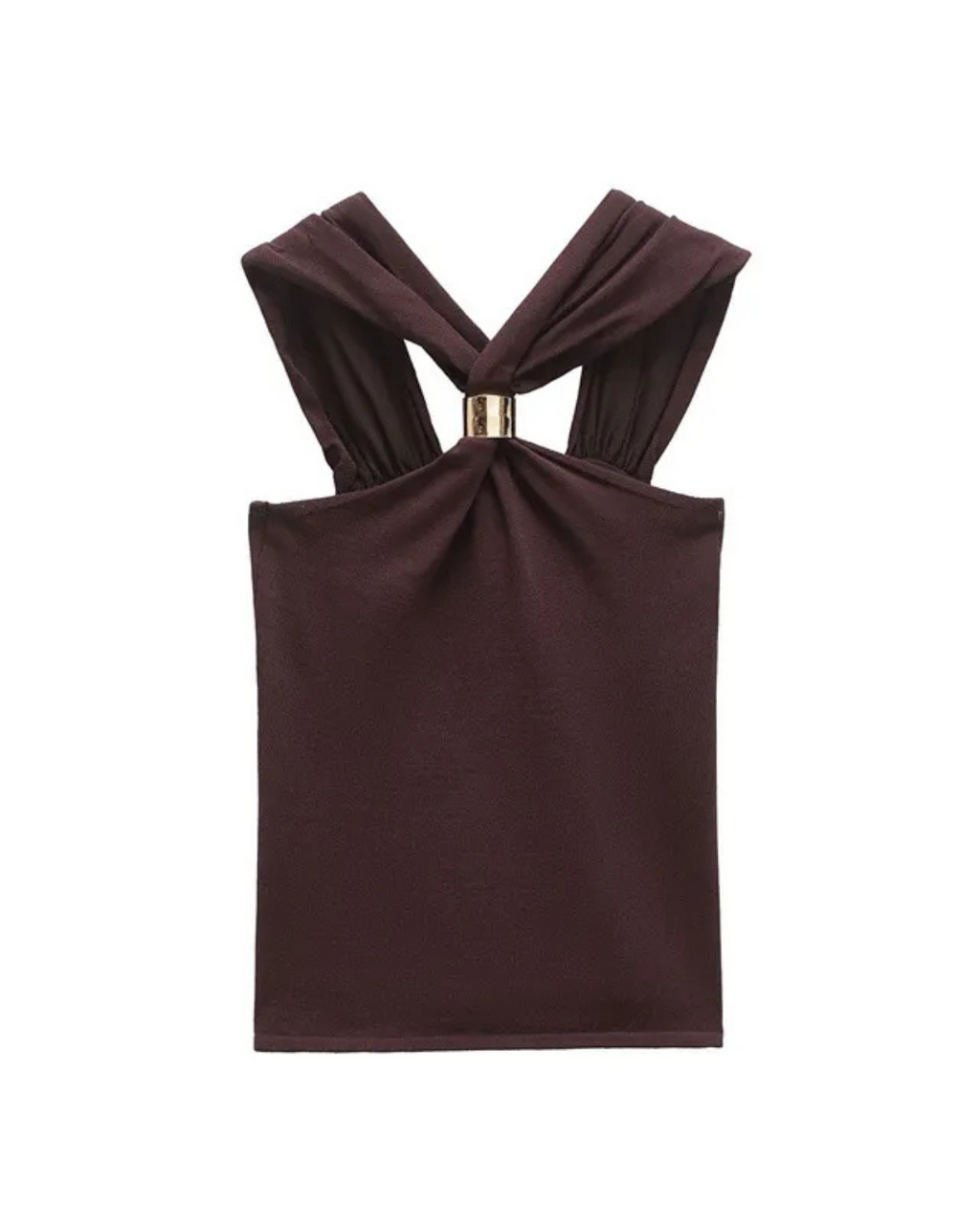 Mocha Halter Top