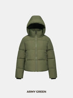 Krótka, pikowana kurtka WarmCore™ Classic z odpinanym kapturem