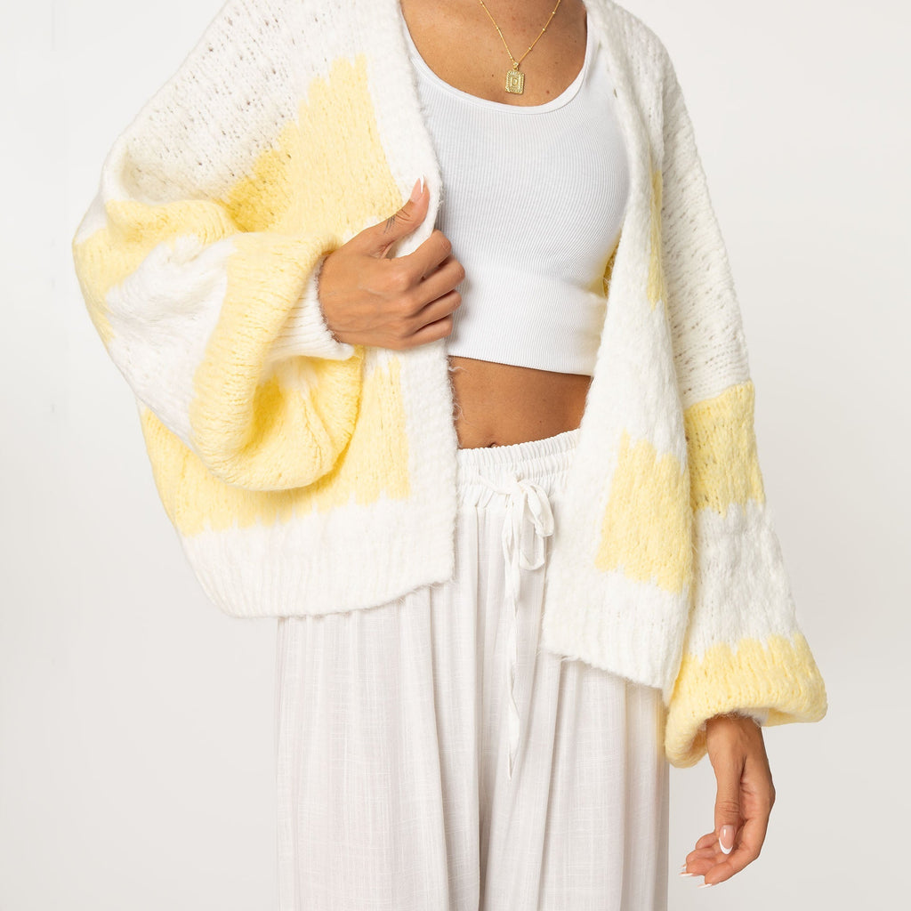 Bold Stripes Oversized Cardigan