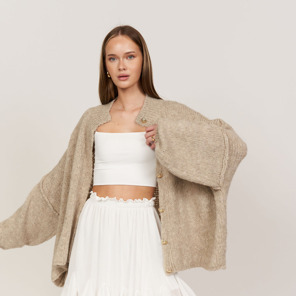 Oversized Cardigan "CozyGlam"