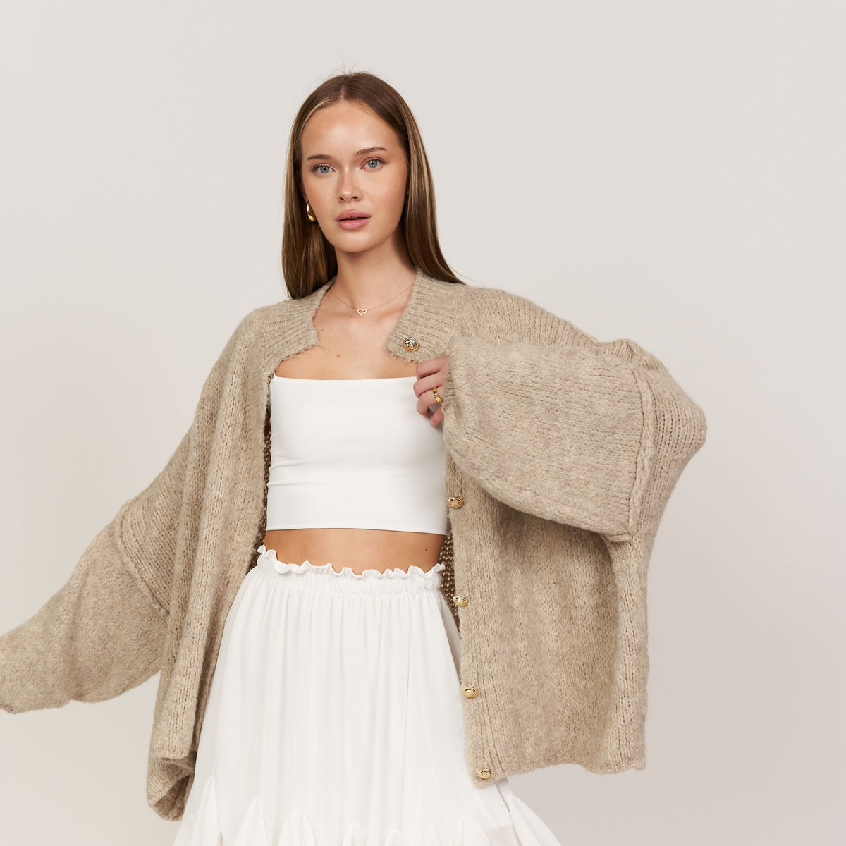Oversized Cardigan "CozyGlam"