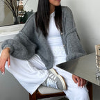 Oversized Cardigan Short "CozyGlam"
