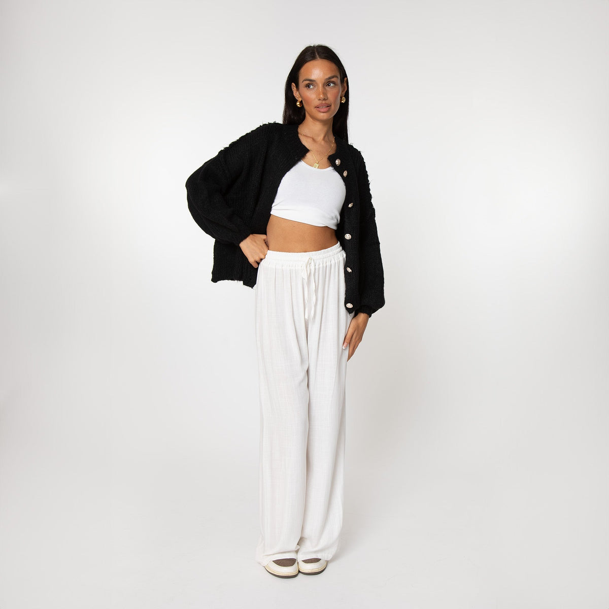 Oversized Cardigan Short "CozyGlam"
