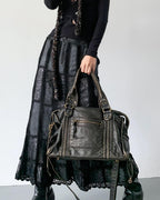 Vintage Weave Shoulder Bag