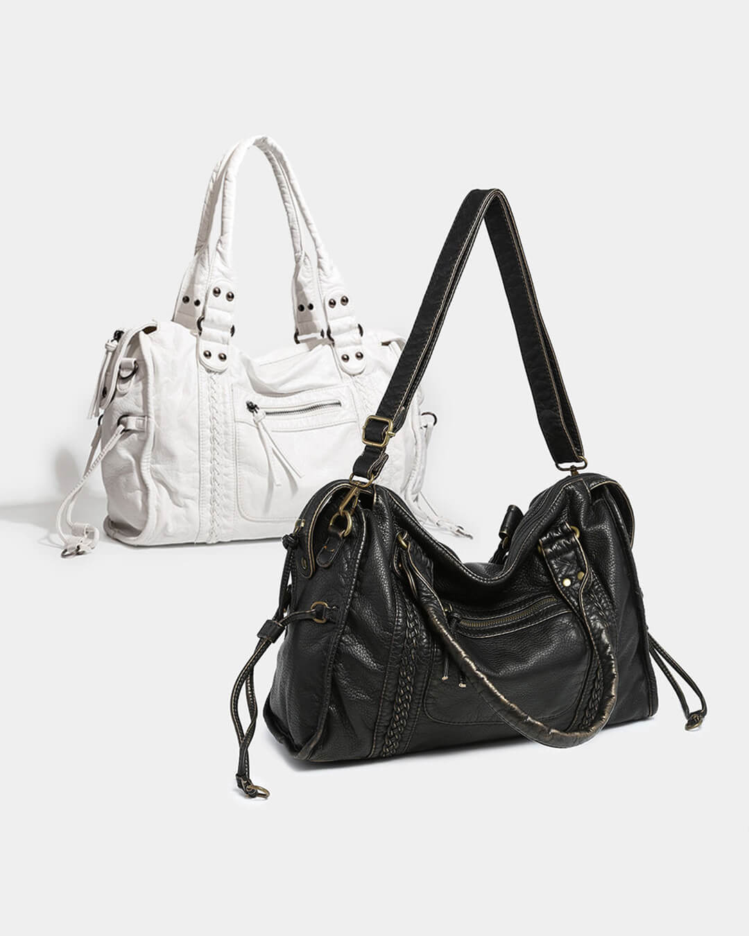Vintage Weave Shoulder Bag
