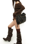 Vintage Weave Shoulder Bag